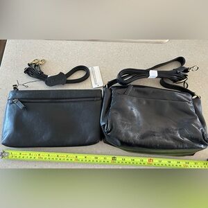2 Dereck Alexander Black Crossbody Bags